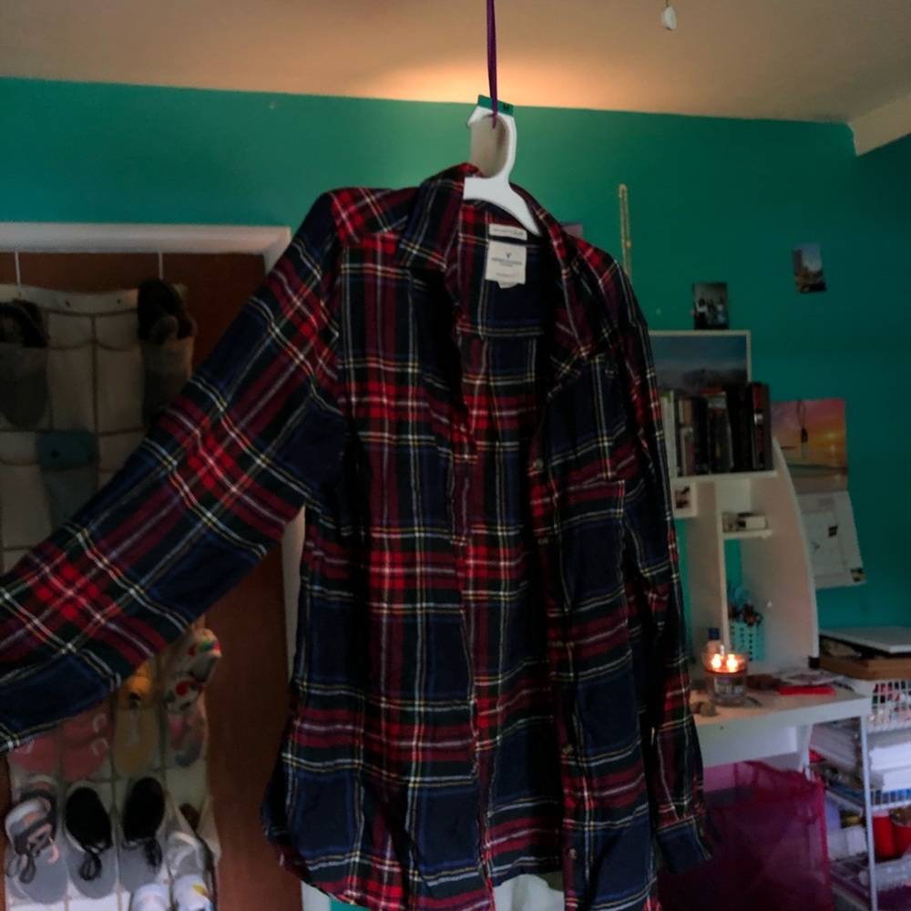 American eagle boyfriend flannel
